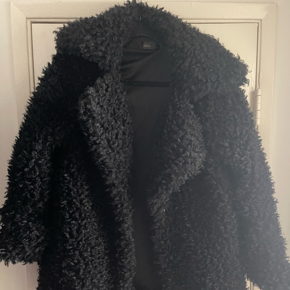 Black teddy coat size S/M worn a couple of times